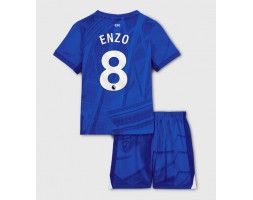 Chelsea Enzo Fernandez #8 Hemmatröja Barn 2025-26 Kortärmad (+ Korta byxor)