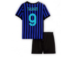 Inter Milan Marcus Thuram #9 Hemmatröja Barn 2025-26 Kortärmad (+ Korta byxor)