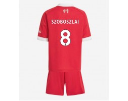 Liverpool Dominik Szoboszlai #8 Hemmatröja Barn 2025-26 Kortärmad (+ Korta byxor)