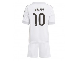 Real Madrid Kylian Mbappe #10 Hemmatröja Barn 2025-26 Kortärmad (+ Korta byxor)