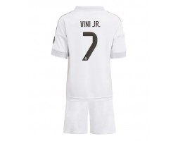 Real Madrid Vinicius Junior #7 Hemmatröja Barn 2025-26 Kortärmad (+ Korta byxor)