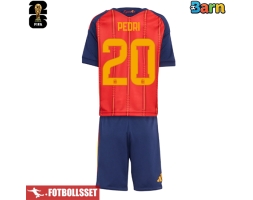 Spanien Pedri Gonzalez #20 Hemmatröja Barn VM 2026 Kortärmad (+ Korta byxor)