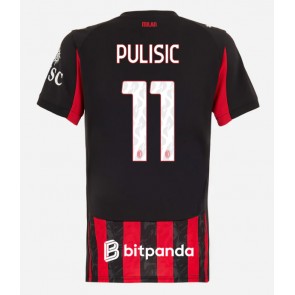 AC Milan Christian Pulisic #11 Hemmatröja Dam 2025-26 Kortärmad