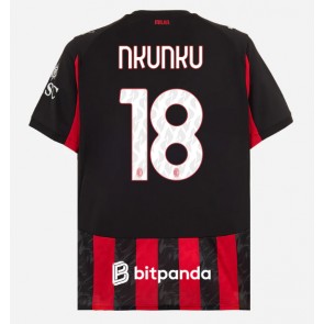 AC Milan Christopher Nkunku #18 Hemmatröja 2025-26 Kortärmad