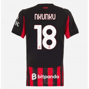 AC Milan Christopher Nkunku #18 Hemmatröja Dam 2025-26 Kortärmad