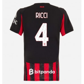 AC Milan Samuele Ricci #4 Hemmatröja Dam 2025-26 Kortärmad