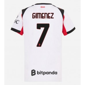 AC Milan Santiago Gimenez #7 Bortatröja Dam 2025-26 Kortärmad