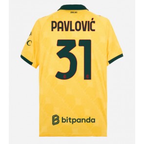 AC Milan Strahinja Pavlovic #31 Tredje Tröja 2025-26 Kortärmad