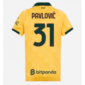 AC Milan Strahinja Pavlovic #31 Tredje Tröja Dam 2025-26 Kortärmad