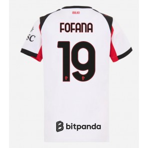 AC Milan Youssouf Fofana #19 Bortatröja Dam 2025-26 Kortärmad