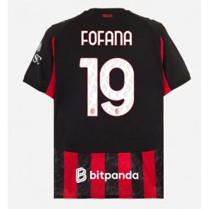 AC Milan Youssouf Fofana #19 Hemmatröja 2025-26 Kortärmad