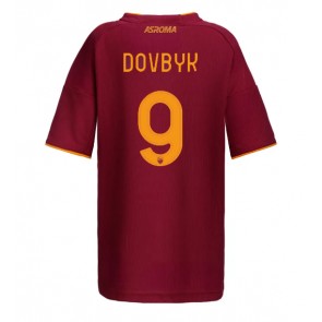 AS Roma Artem Dovbyk #9 Hemmatröja Dam 2025-26 Kortärmad