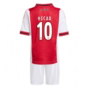 Ajax Oscar Gloukh #10 Hemmatröja Barn 2025-26 Kortärmad (+ Korta byxor)