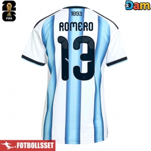 Argentina Cristian Romero #13 Hemmatröja Dam VM 2026 Kortärmad