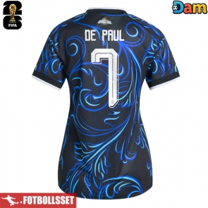 Argentina Rodrigo De Paul #7 Bortatröja Dam VM 2026 Kortärmad