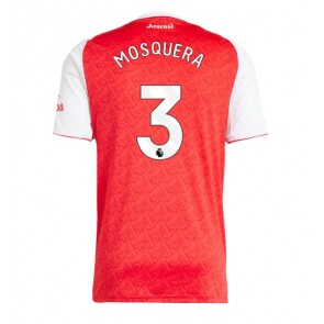 Arsenal Cristhian Mosquera #3 Hemmatröja 2025-26 Kortärmad