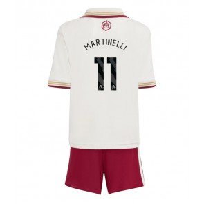 Arsenal Gabriel Martinelli #11 Tredje Tröja Barn 2025-26 Kortärmad (+ Korta byxor)