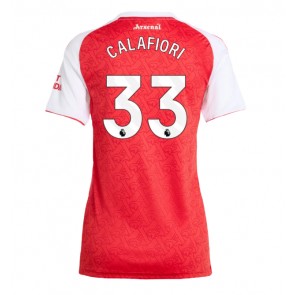 Arsenal Riccardo Calafiori #33 Hemmatröja Dam 2025-26 Kortärmad