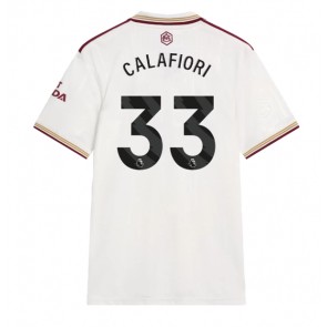 Arsenal Riccardo Calafiori #33 Tredje Tröja 2025-26 Kortärmad