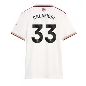 Arsenal Riccardo Calafiori #33 Tredje Tröja Dam 2025-26 Kortärmad