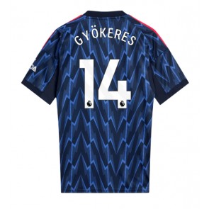 Arsenal Viktor Gyokeres #14 Bortatröja 2025-26 Kortärmad