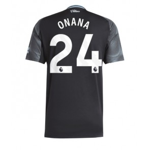 Aston Villa Amadou Onana #24 Bortatröja 2025-26 Kortärmad