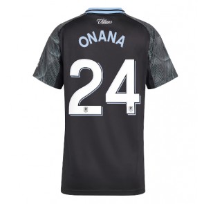 Aston Villa Amadou Onana #24 Bortatröja Dam 2025-26 Kortärmad
