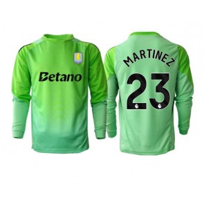 Aston Villa Emiliano Martinez #23 Målvakt Bortatröja 2025-26 Långärmad