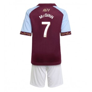 Aston Villa John McGinn #7 Hemmatröja Barn 2025-26 Kortärmad (+ Korta byxor)