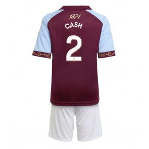 Aston Villa Matty Cash #2 Hemmatröja Barn 2025-26 Kortärmad (+ Korta byxor)