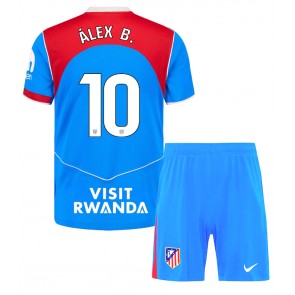Atletico Madrid Alex Baena #10 Tredje Tröja Barn 2025-26 Kortärmad (+ Korta byxor)
