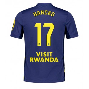 Atletico Madrid David Hancko #17 Bortatröja 2025-26 Kortärmad