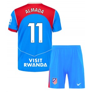 Atletico Madrid Thiago Almada #11 Tredje Tröja Barn 2025-26 Kortärmad (+ Korta byxor)