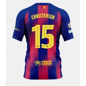 Barcelona Andreas Christensen #15 Hemmatröja 2025-26 Kortärmad