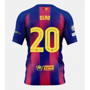 Barcelona Dani Olmo #20 Hemmatröja 2025-26 Kortärmad