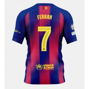 Barcelona Ferran Torres #7 Hemmatröja 2025-26 Kortärmad
