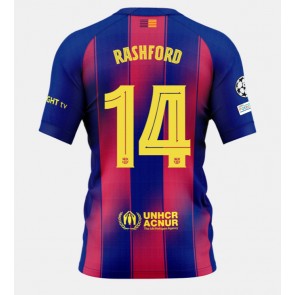 Barcelona Marcus Rashford #14 Hemmatröja 2025-26 Kortärmad