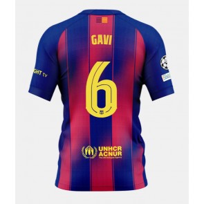 Barcelona Paez Gavi #6 Hemmatröja 2025-26 Kortärmad