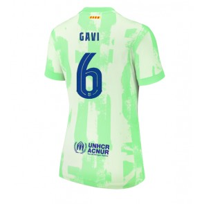 Barcelona Paez Gavi #6 Tredje Tröja Dam 2024-25 Kortärmad