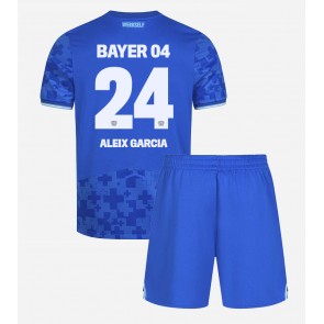 Bayer Leverkusen Aleix Garcia #24 Tredje Tröja Barn 2025-26 Kortärmad (+ Korta byxor)