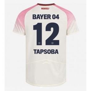 Bayer Leverkusen Edmond Tapsoba #12 Bortatröja 2025-26 Kortärmad