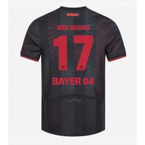 Bayer Leverkusen Eliesse Ben Seghir #17 Hemmatröja 2025-26 Kortärmad