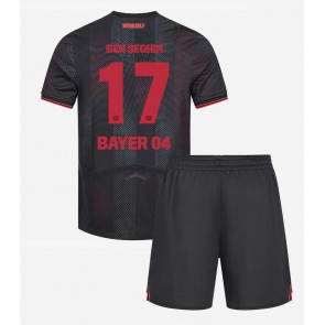 Bayer Leverkusen Eliesse Ben Seghir #17 Hemmatröja Barn 2025-26 Kortärmad (+ Korta byxor)