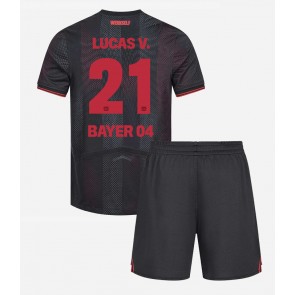 Bayer Leverkusen Lucas Vazquez #21 Hemmatröja Barn 2025-26 Kortärmad (+ Korta byxor)