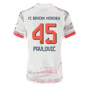 Bayern Munich Aleksandar Pavlovic #45 Bortatröja Dam 2025-26 Kortärmad