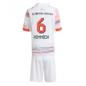Bayern Munich Joshua Kimmich #6 Bortatröja Barn 2025-26 Kortärmad (+ Korta byxor)