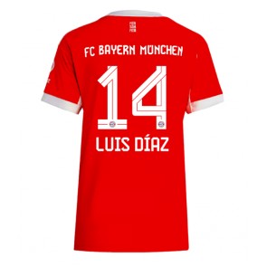 Bayern Munich Luis Diaz #14 Hemmatröja Dam 2025-26 Kortärmad