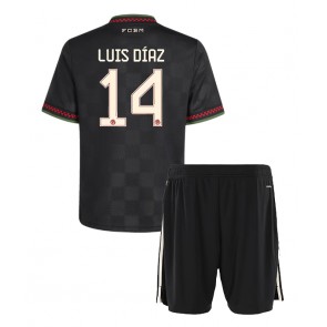 Bayern Munich Luis Diaz #14 Tredje Tröja Barn 2025-26 Kortärmad (+ Korta byxor)