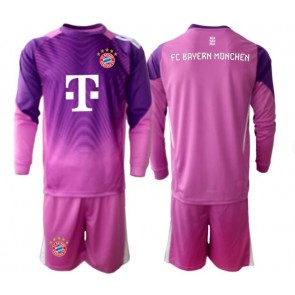 Bayern Munich Målvakt Tredje Tröja Barn 2025-26 Långärmad (+ Korta byxor)