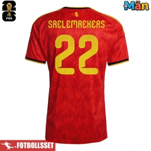 Belgien Alexis Saelemaekers #22 Hemmatröja VM 2026 Kortärmad